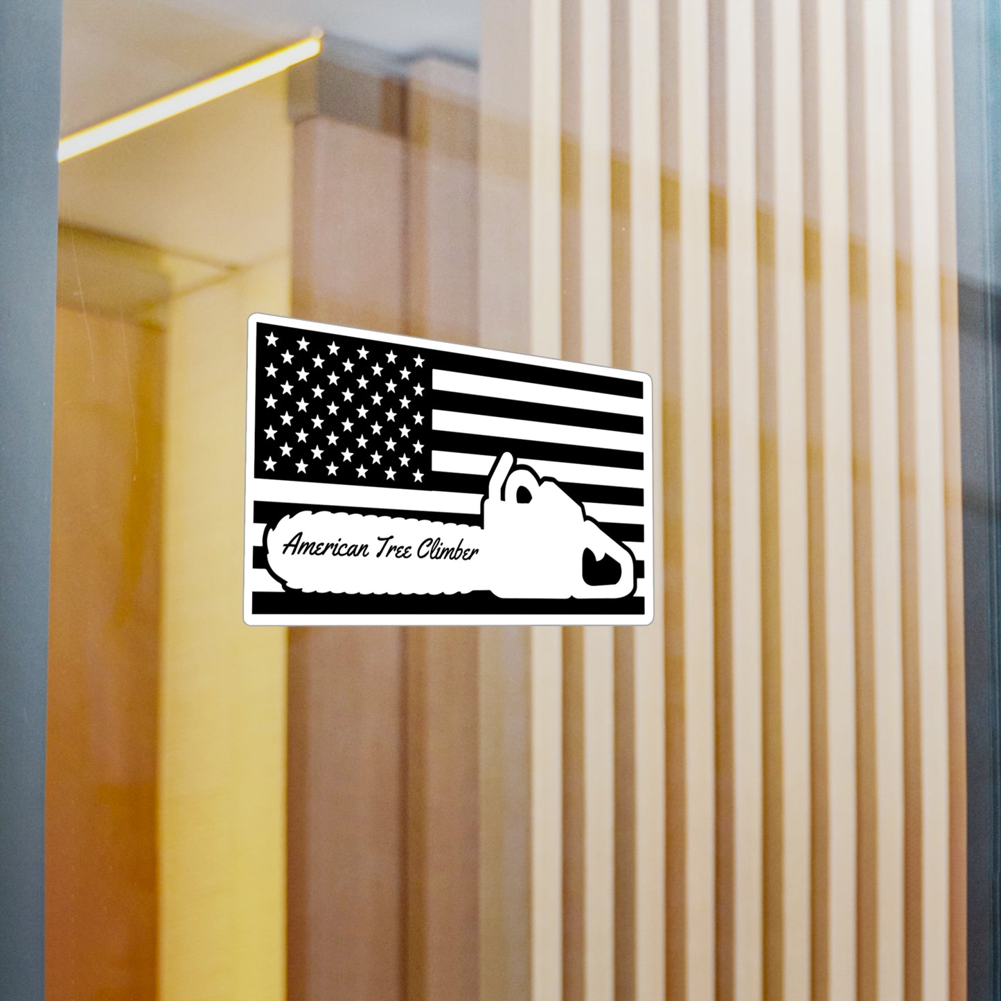 American Tree Climber Vinyl Decal