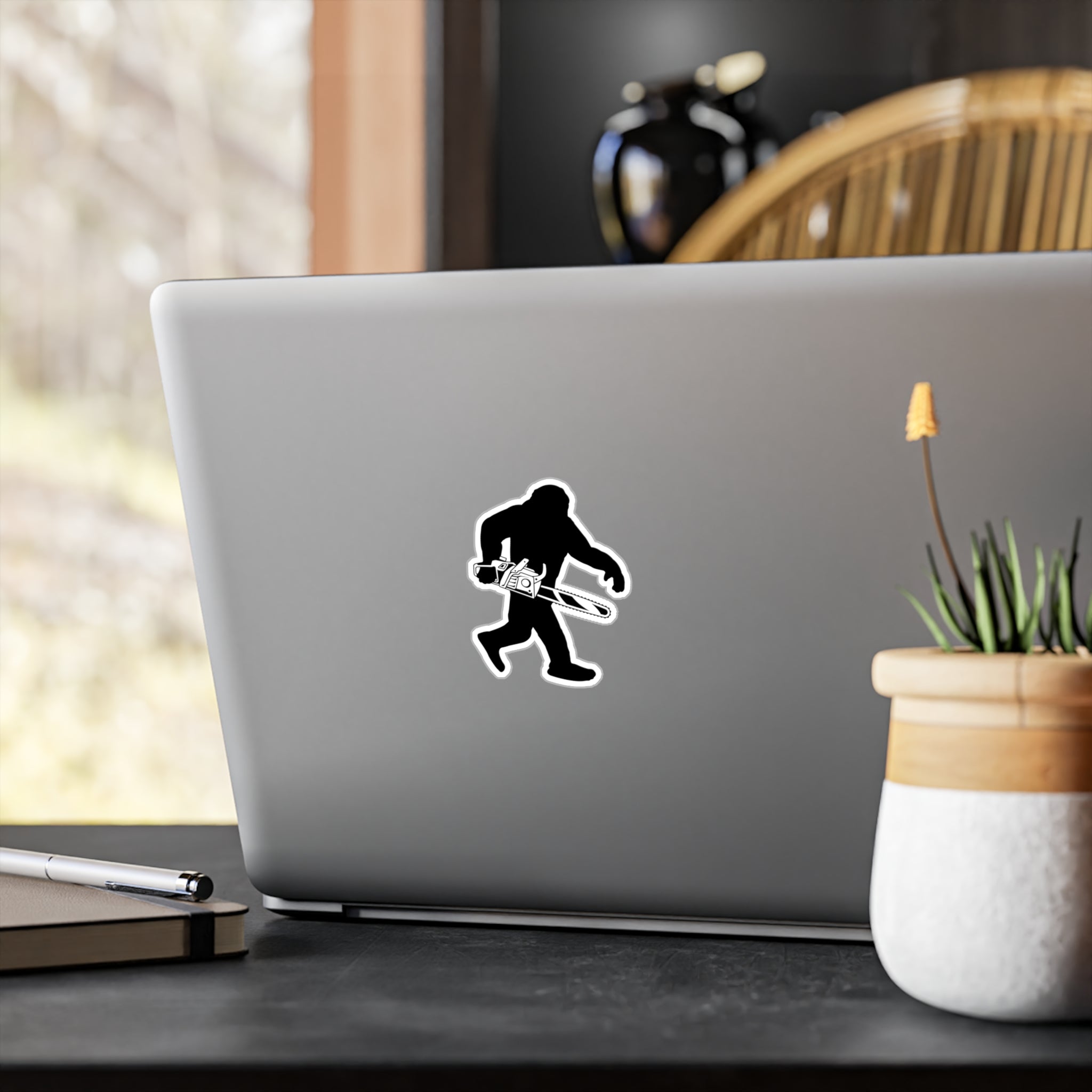 Chainsaw Sasquatch Vinyl Decal