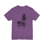 Tree Climb American Flag