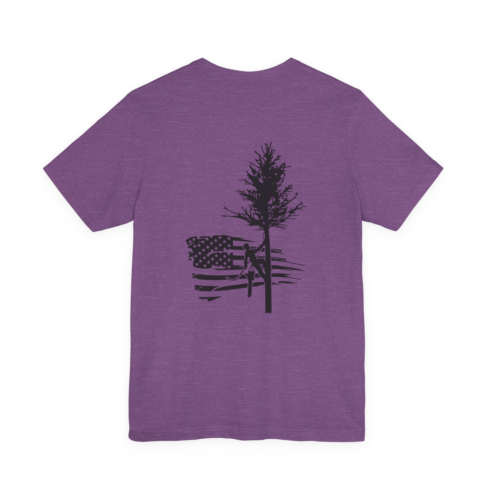 Tree Climb American Flag