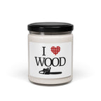 I Love Wood Candle