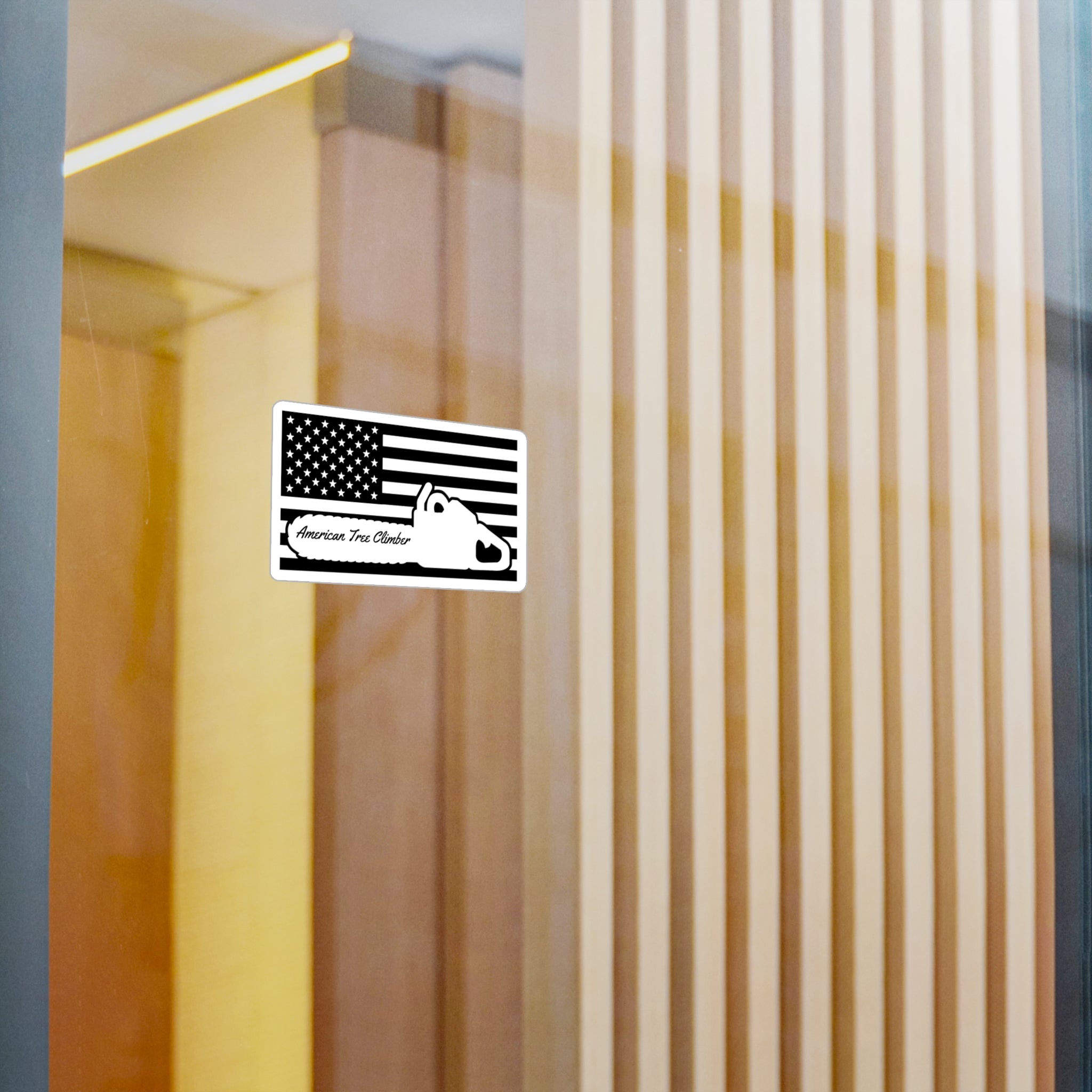 American Tree Climber Vinyl Decal