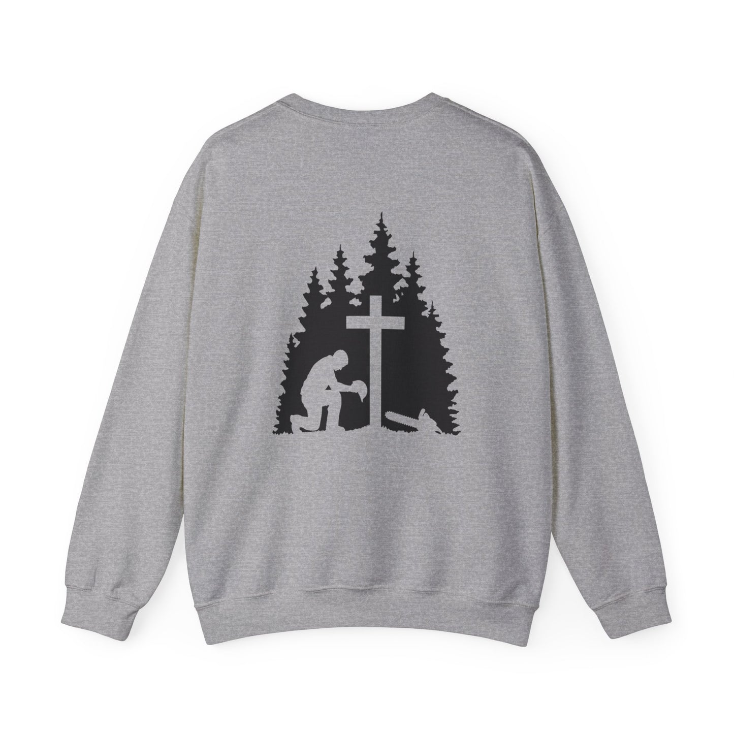 Chainsaw and a Prayer Heavy Blend™ Crewneck Sweatshirt