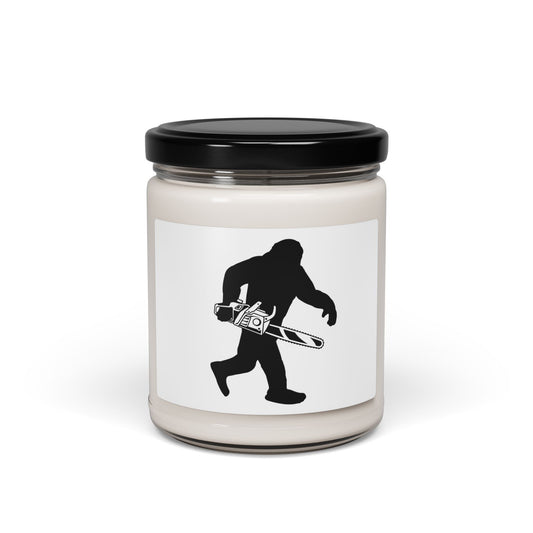 Chainsaw Sasquatch Candle