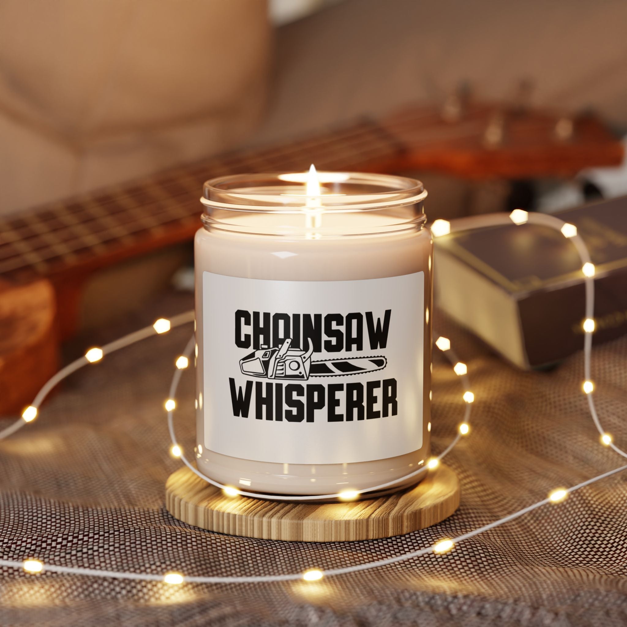 Chainsaw Whisperer Candle