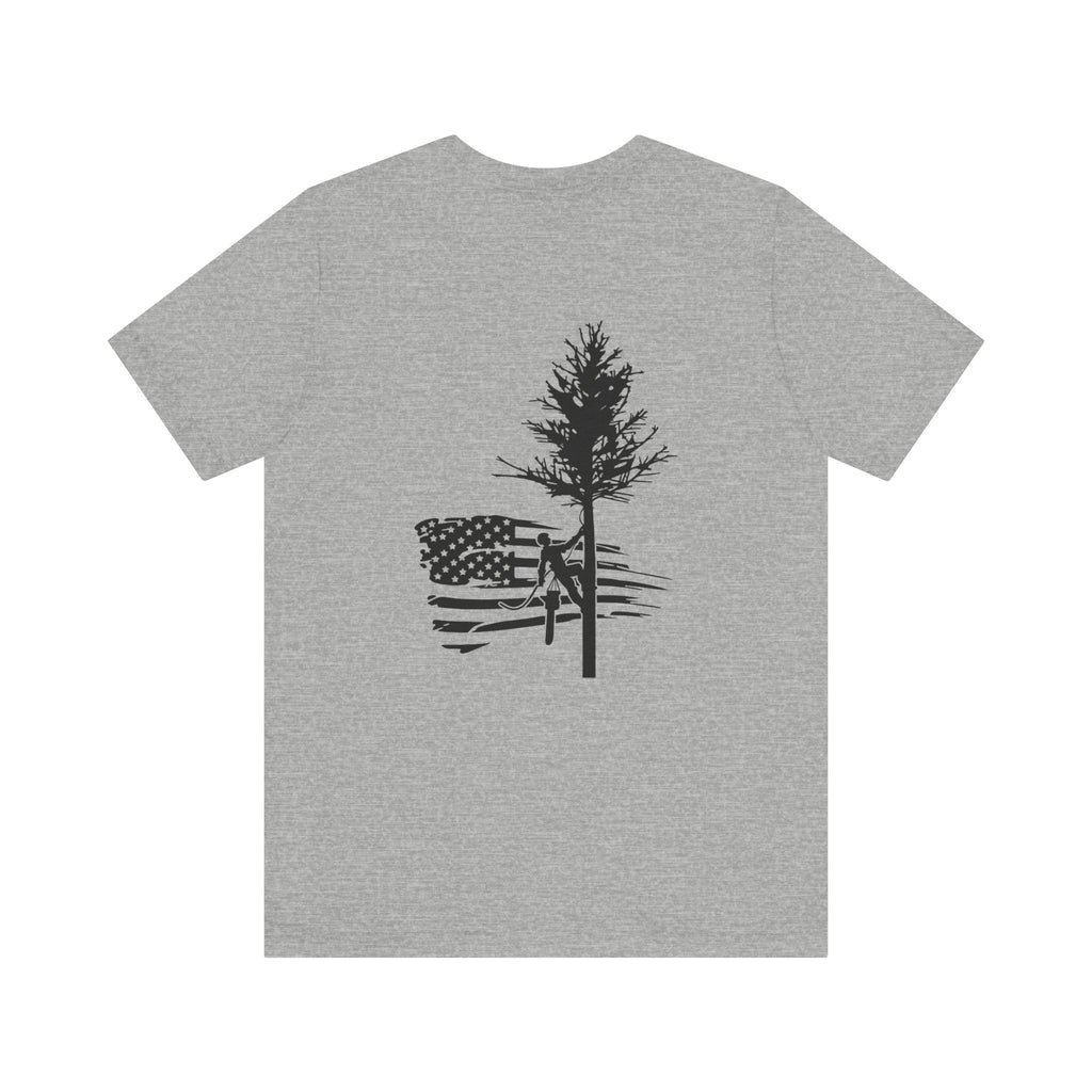 Tree Climb American Flag