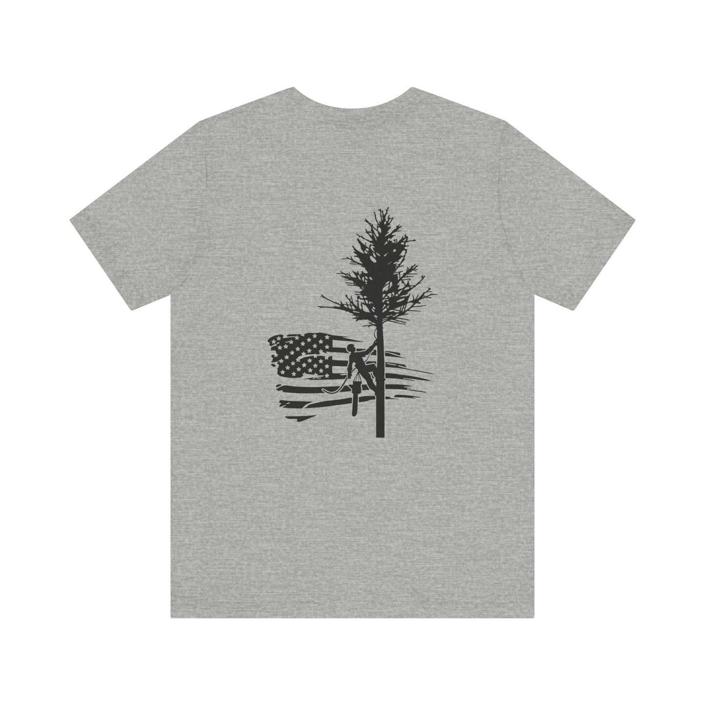 Tree Climb American Flag