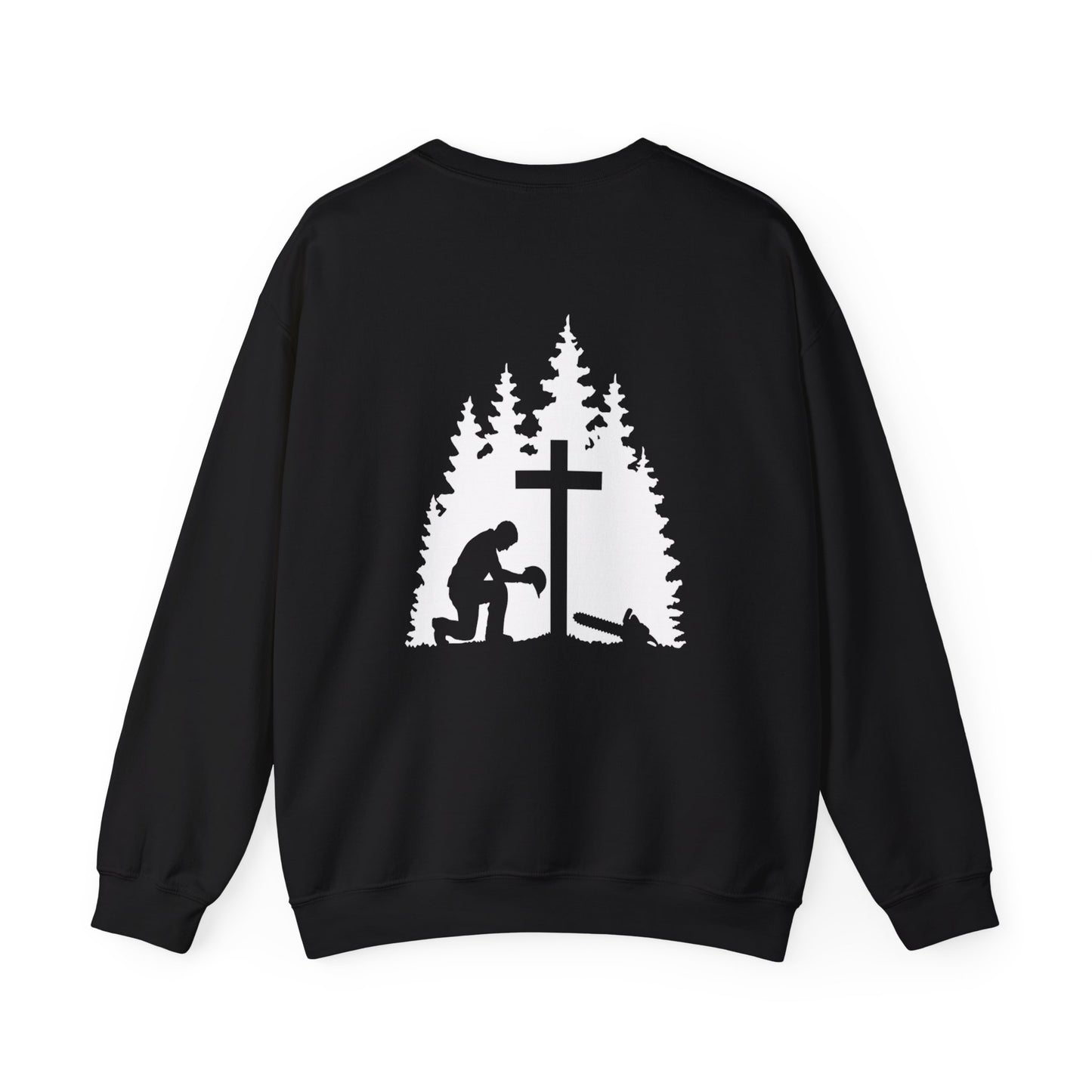 Chainsaw and a Prayer Heavy Blend™ Crewneck Sweatshirt