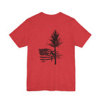 Tree Climb American Flag