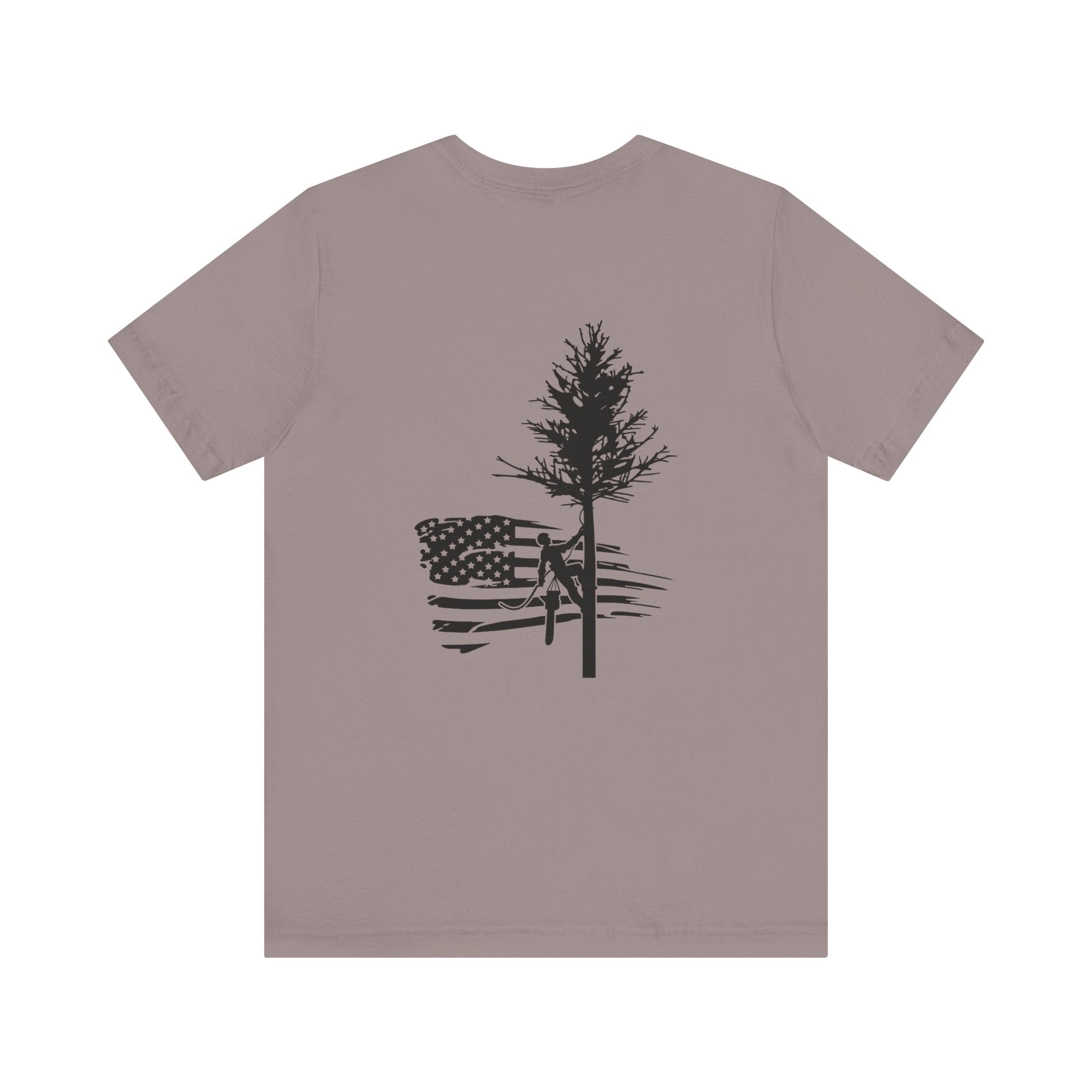 Tree Climb American Flag