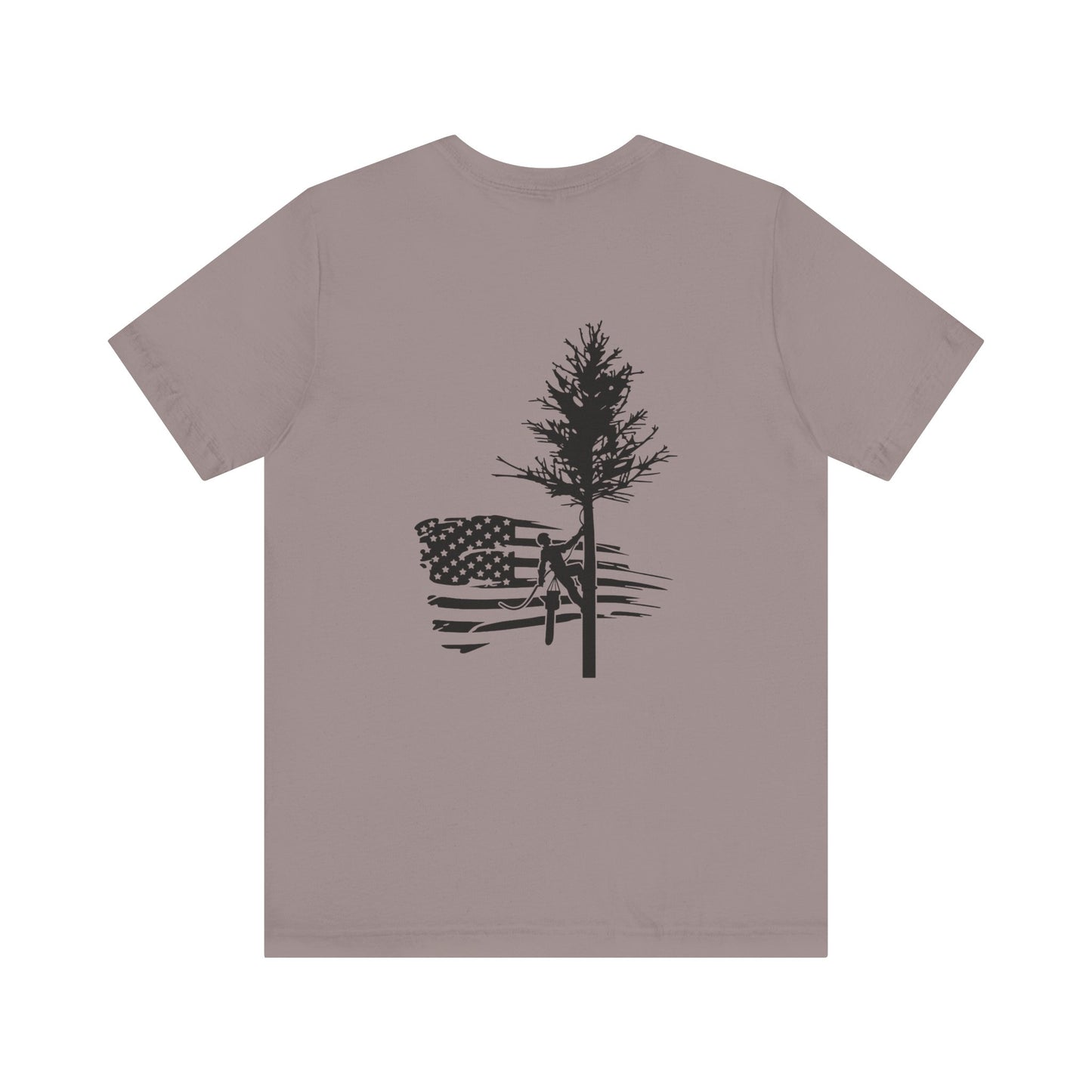 Tree Climb American Flag