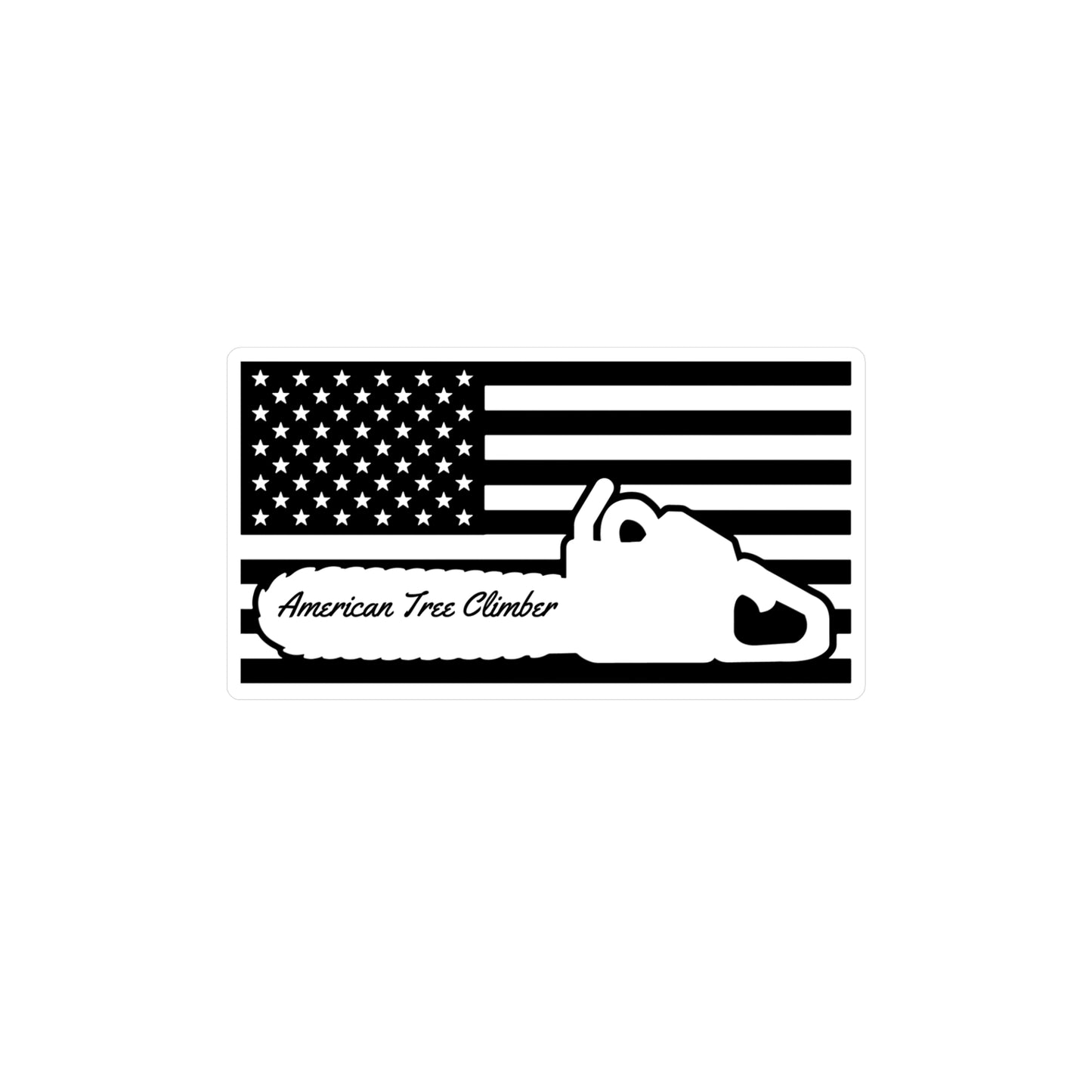 American Tree Climber Vinyl Decal