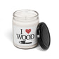 I Love Wood Candle