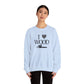 I Love Wood Unisex Crewneck Sweatshirt