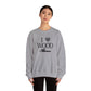 I Love Wood Unisex Crewneck Sweatshirt