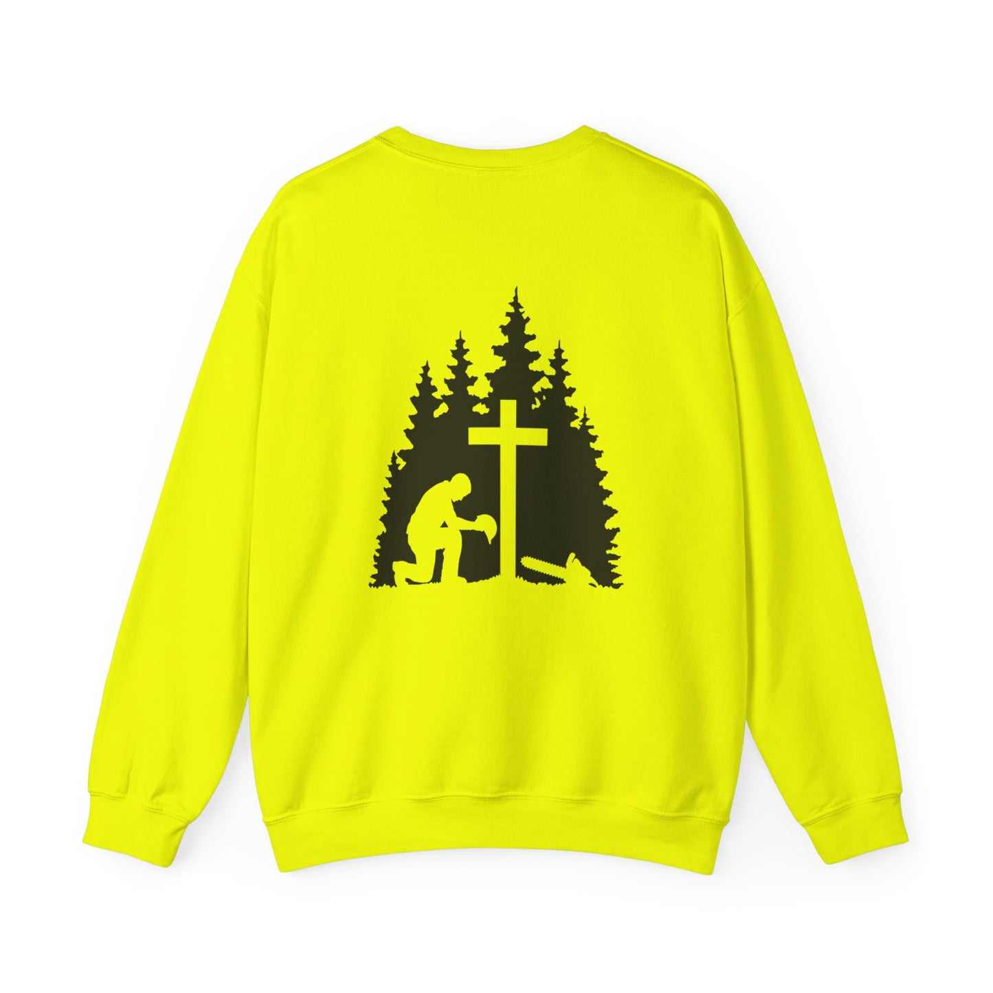 Chainsaw and a Prayer Heavy Blend™ Crewneck Sweatshirt