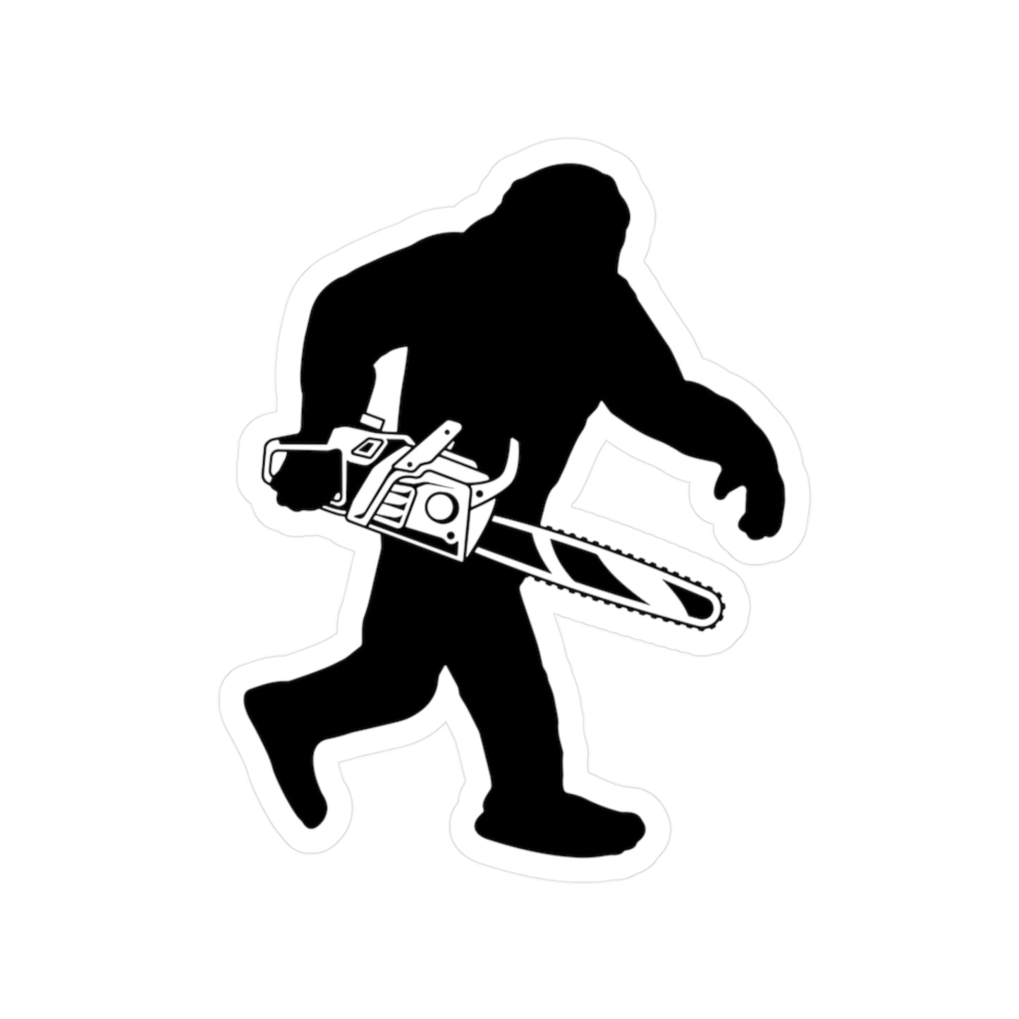 Chainsaw Sasquatch Vinyl Decal