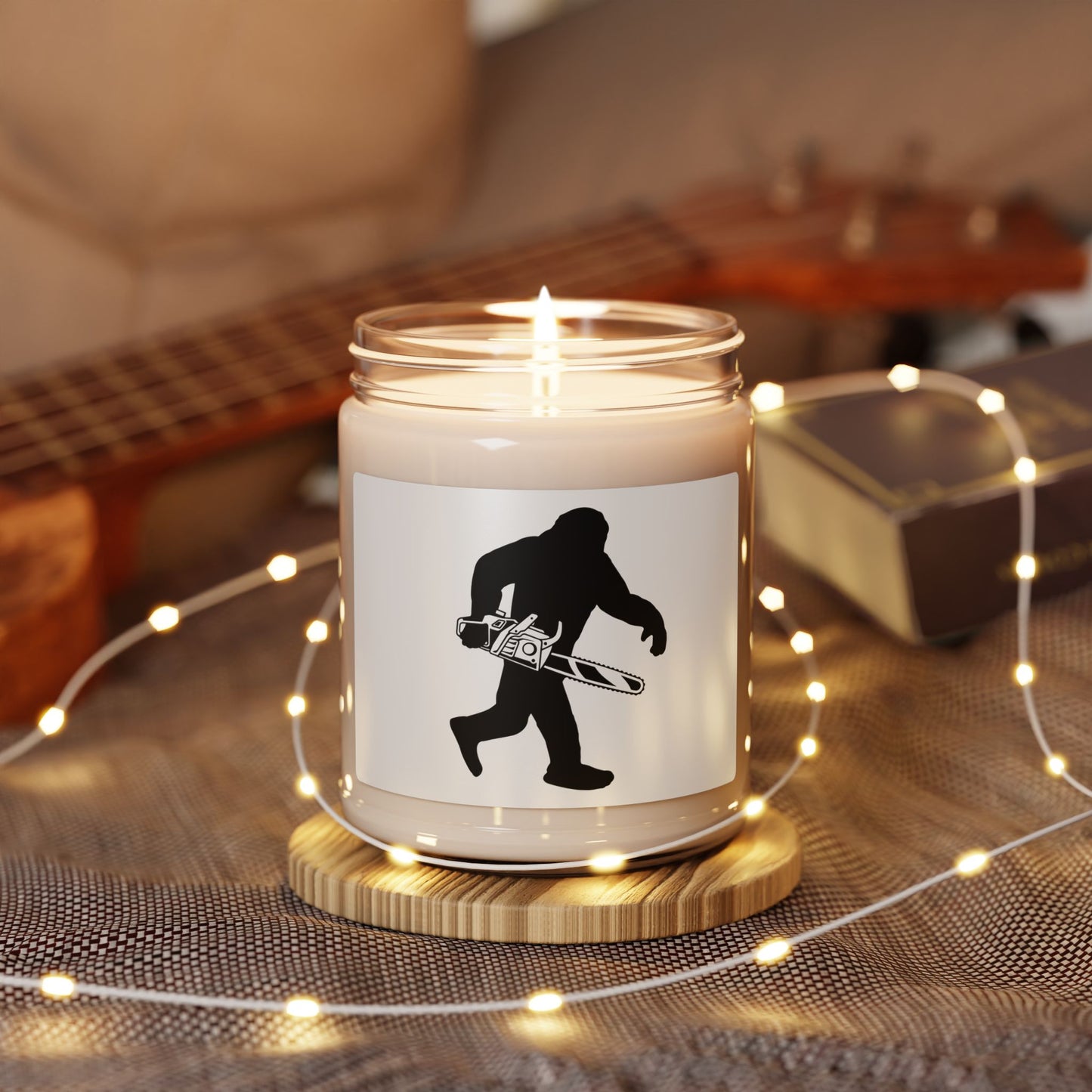 Chainsaw Sasquatch Candle