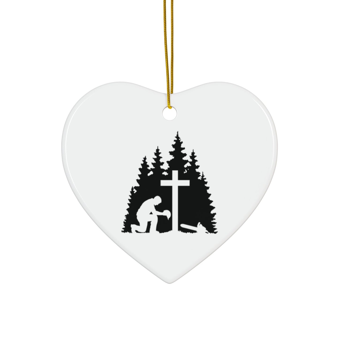 Chainsaw & a Prayer 2-Sided Ornament