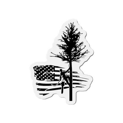 American Tree Trimmer Die-Cut Magnet