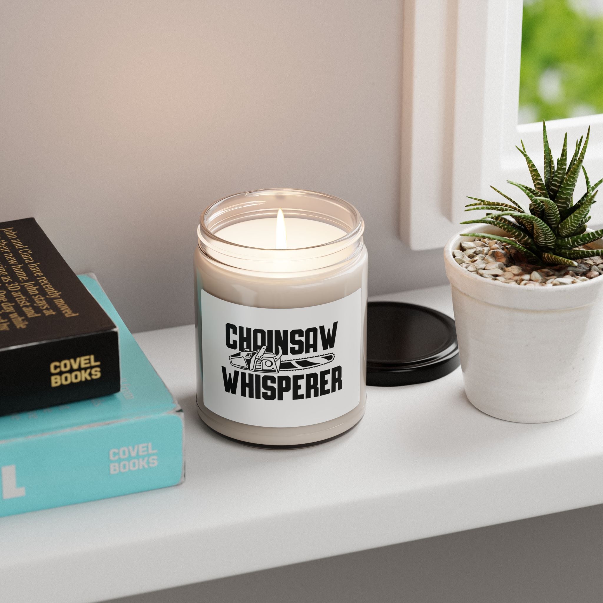 Chainsaw Whisperer Candle
