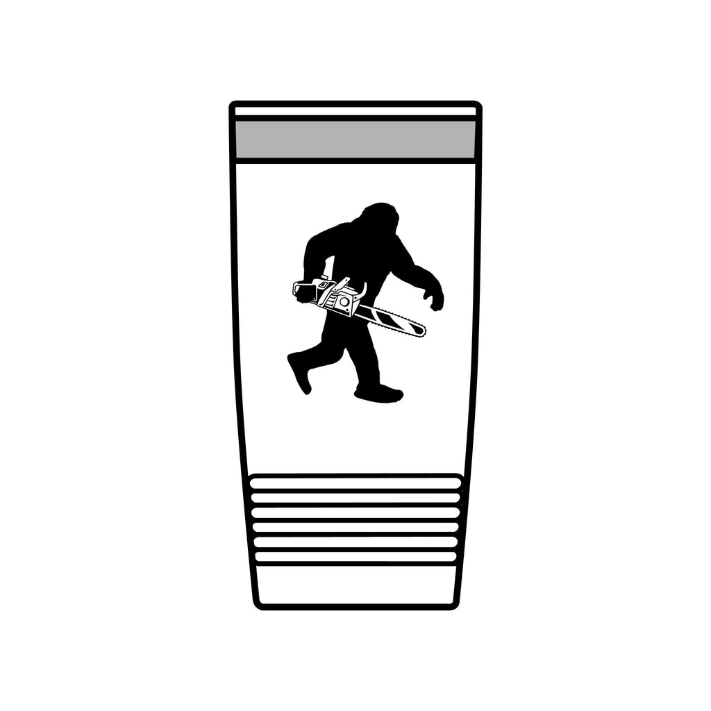 Chainsaw Sasquatch Tumbler