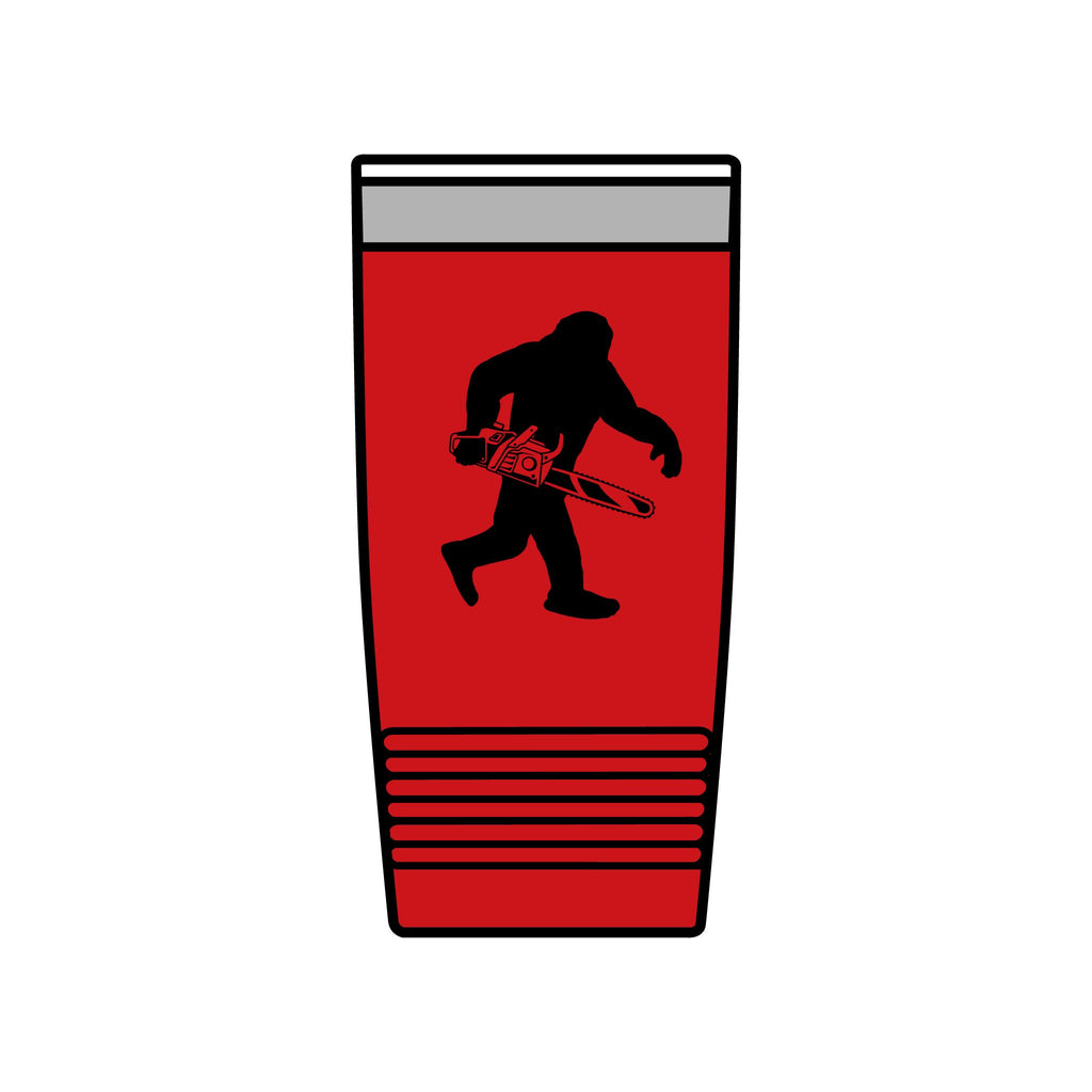 Chainsaw Sasquatch Tumbler