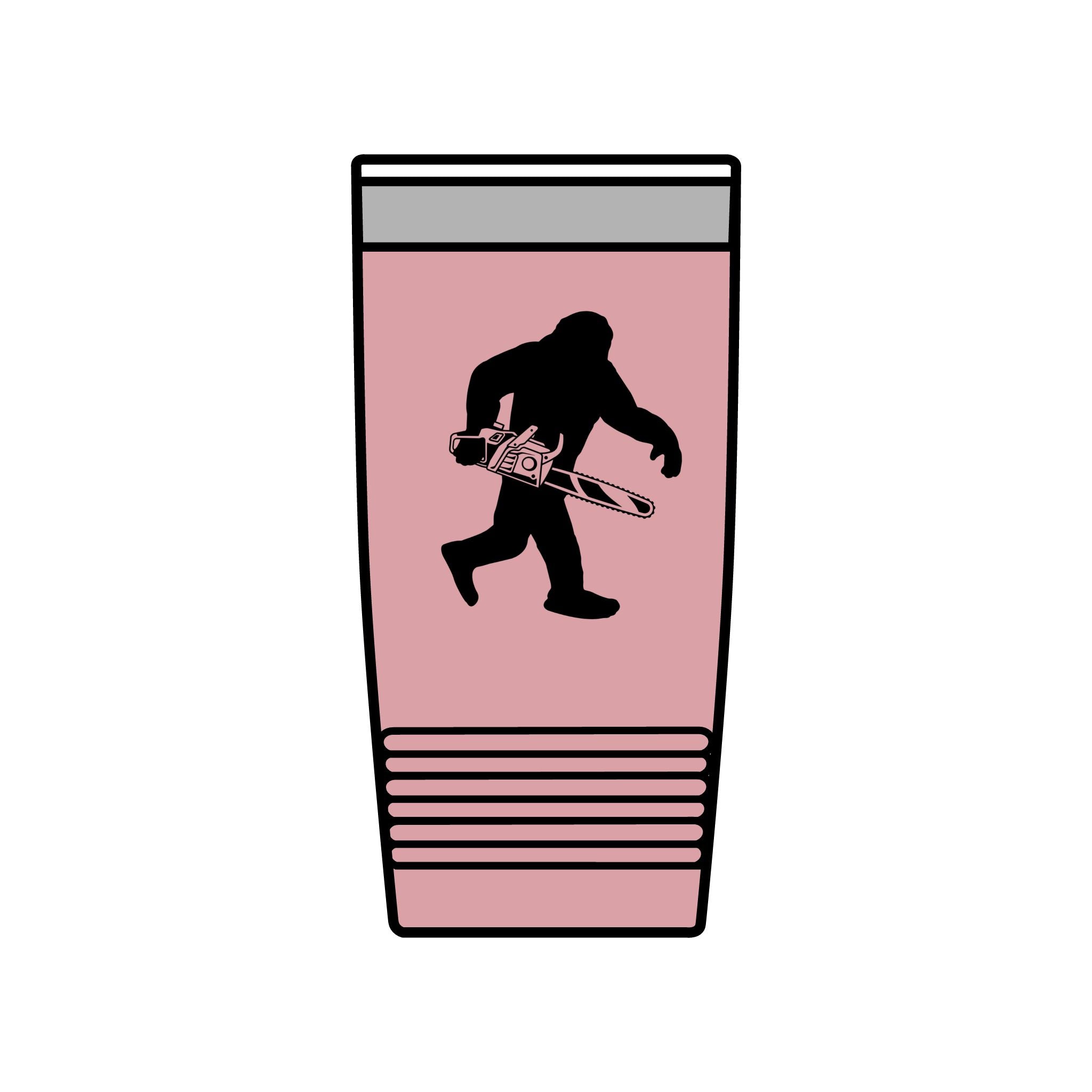 Chainsaw Sasquatch Tumbler