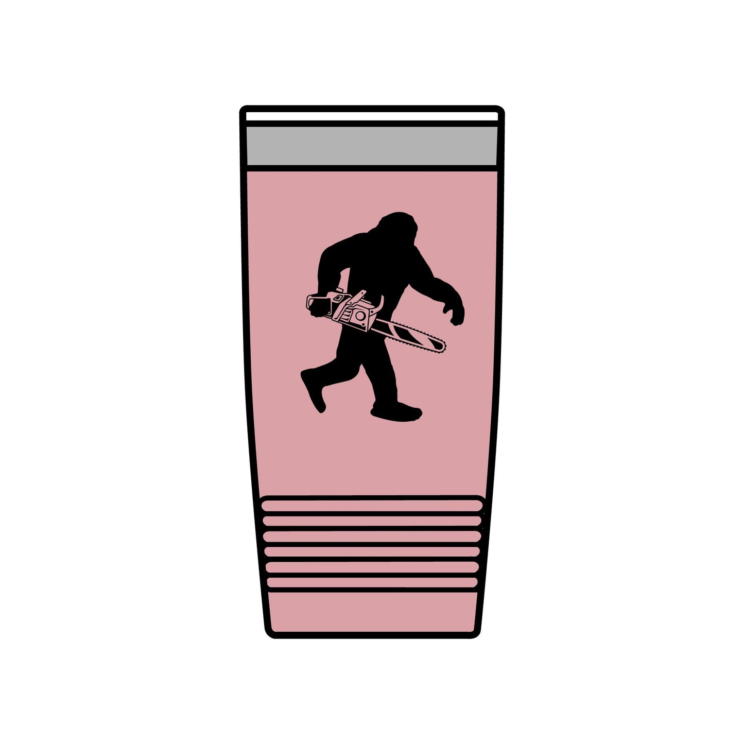 Chainsaw Sasquatch Tumbler