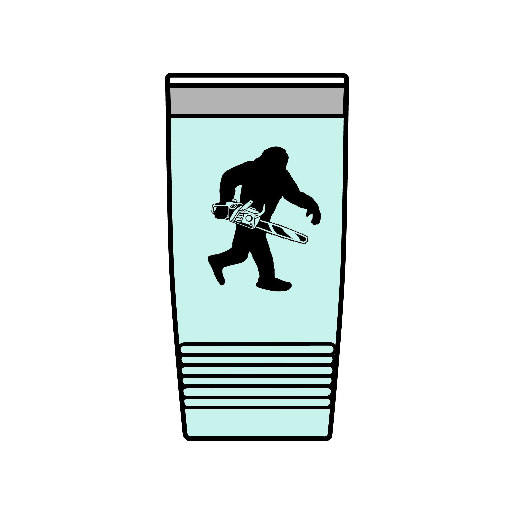 Chainsaw Sasquatch Tumbler