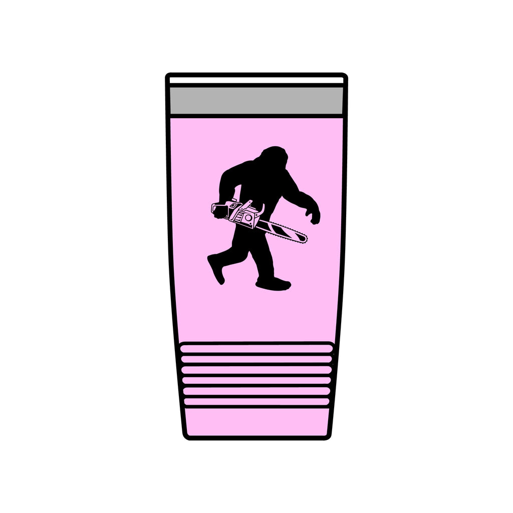 Chainsaw Sasquatch Tumbler