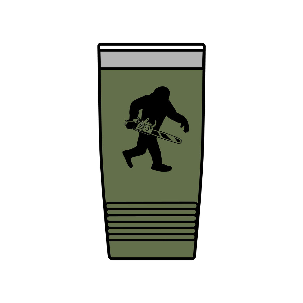 Chainsaw Sasquatch Tumbler