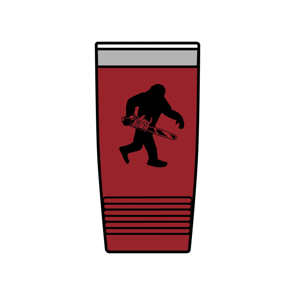 Chainsaw Sasquatch Tumbler
