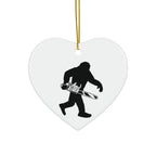 Sasquatch Chainsaw 2-Sided Ornament