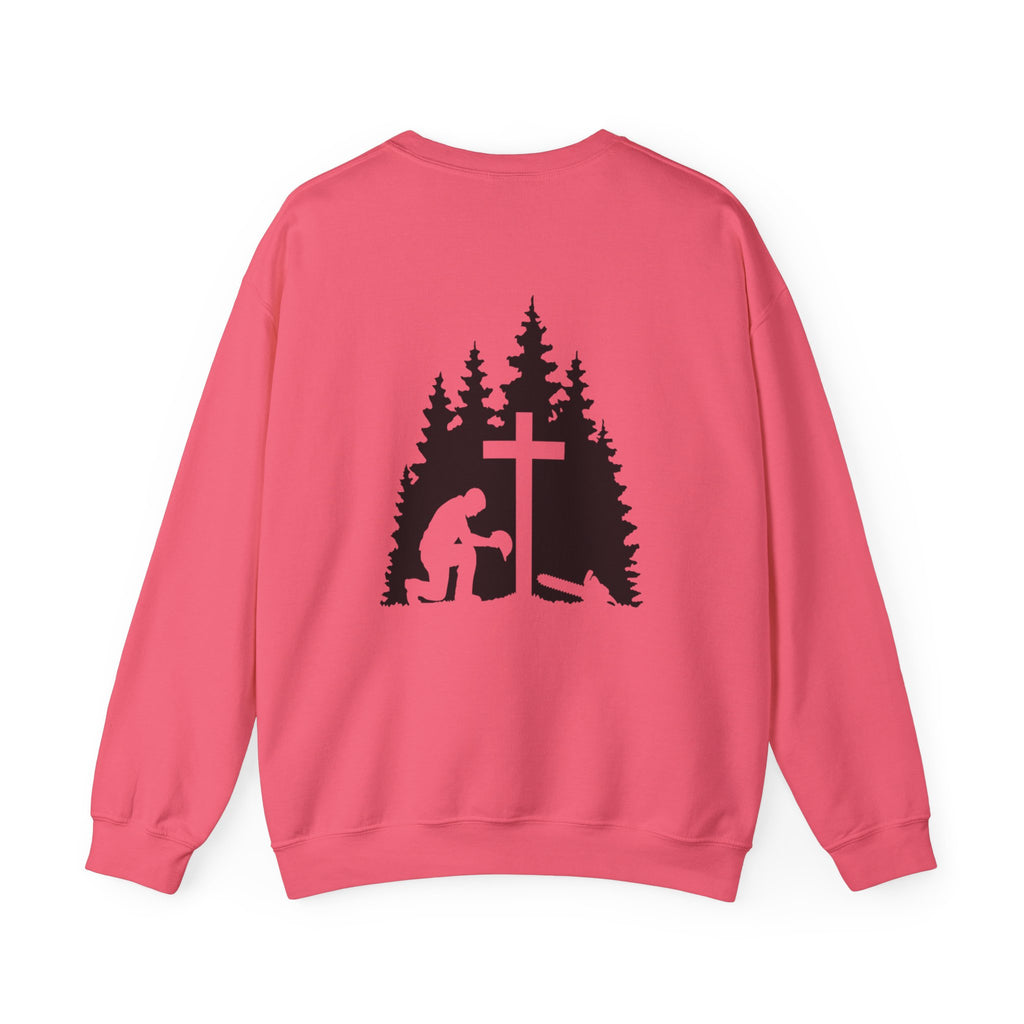 Chainsaw and a Prayer Heavy Blend™ Crewneck Sweatshirt
